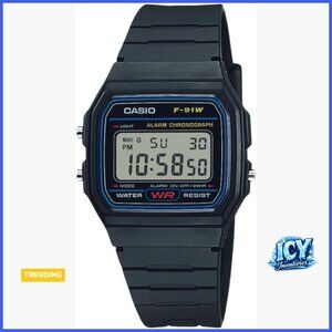 Digital Watch with LED Light Stopwatch Daily Alarm Water Resistant